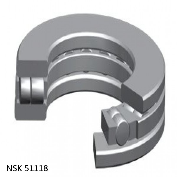 51118 NSK Thrust Ball Bearing #1 small image