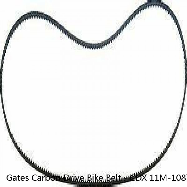 Gates Carbon Drive Bike Belt - CDX 11M-108T-12CT, black