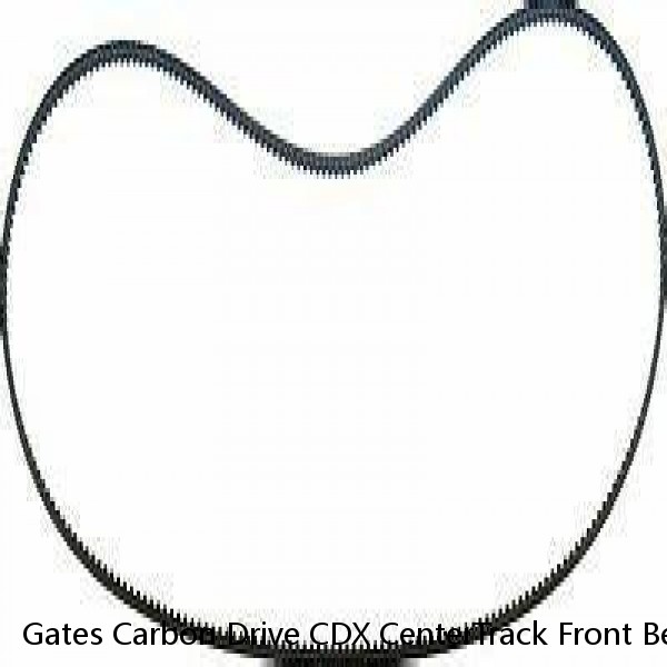 Gates Carbon Drive CDX CenterTrack Front Belt Drive Ring - 46t 4-Bolt 104mm BCD #1 image