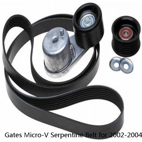 Gates Micro-V Serpentine Belt for 2002-2004 Chevrolet Silverado 1500 4.3L V6 gq #1 image